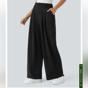 HALARA Black Wide-Leg Pants